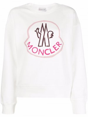 Logo-print sweatshirt Moncler. Цвет: белый