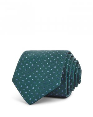 Классический шелковый галстук в горошек Gancini Ferragamo