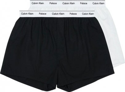 Боксеры x Calvin Klein Woven Boxers 2Pk 'Classic White/Black', разноцветный Palace