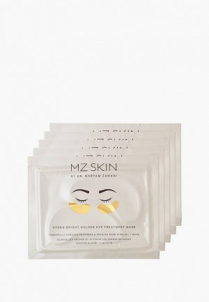 Патчи для глаз MZ Skin Hydra-Bright Golden Eye Treatment Mask, увлажняющие и придающие сияние. Цвет: золотой