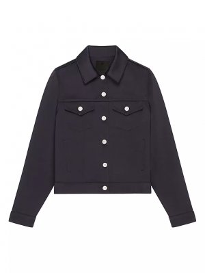 Куртка из атласа и джинсовой ткани , черный Givenchy