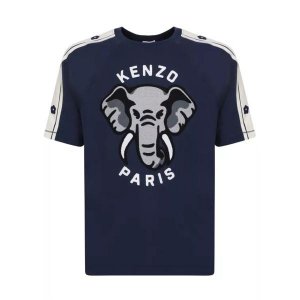 Футболка elephant t-shirt , синий Kenzo