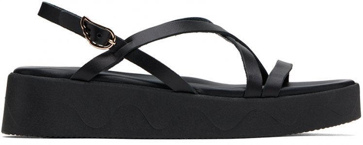 Черные сандалии Silia , цвет Black Ancient Greek Sandals