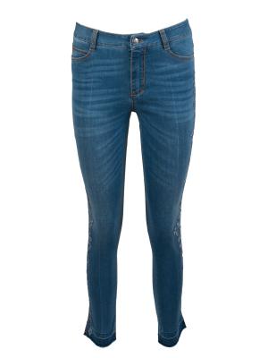 Укороченные джинсы ERMANNO SCERVINO. Цвет: разноцветный