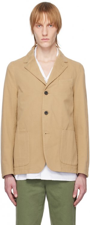 Светло-коричневый пиджак с надрезом Officine Générale