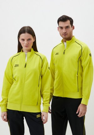 Олимпийка MadWave Track jacket. Цвет: желтый