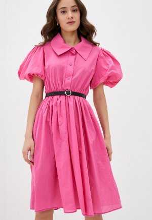 Платье Euros Style. Цвет: розовый