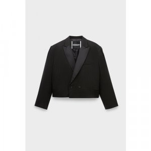 Пиджак , размер 44, черный FRENKEN. Цвет: черный