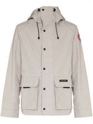 Куртка Lockeport с капюшоном Canada Goose. Цвет: серый