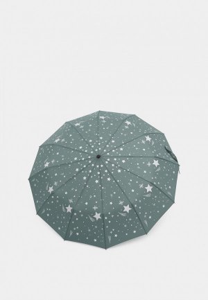 Зонт складной Finn Flare. Цвет: зеленый