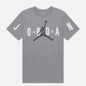 Мужская футболка Air Stretch Jordan. Цвет: серый