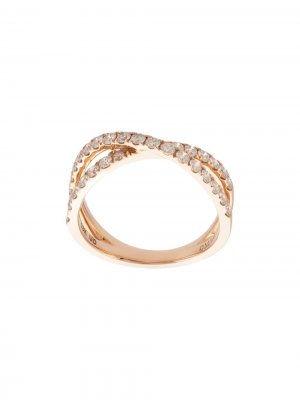 Золотое кольцо с бриллиантами Marchesa. Цвет: золотистый