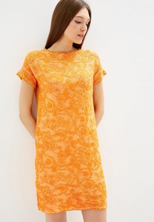 Платье MaryTes. Цвет: оранжевый