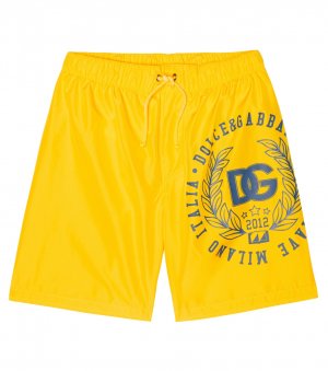 Плавки с логотипом, желтый Dolce&Gabbana