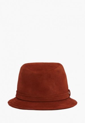 Шляпа Plange Федора. Цвет: коричневый