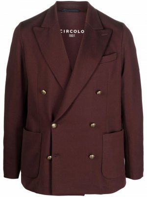 Двубортный пиджак Circolo 1901. Цвет: красный