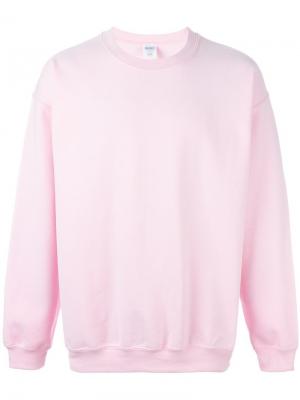 Свободный свитер Boys Forever. Цвет: розовый и фиолетовый