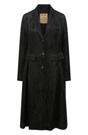 Пальто из вискозы Uma Wang. Цвет: чёрный