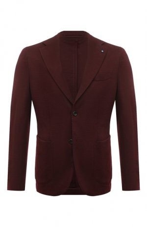 Пиджак Giampaolo. Цвет: бордовый