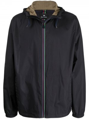 Hooded zip-up jacket PS Paul Smith. Цвет: черный