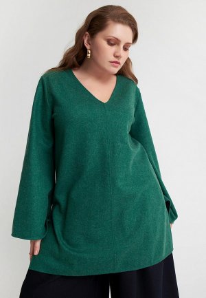 Пуловер W&B. Цвет: зеленый