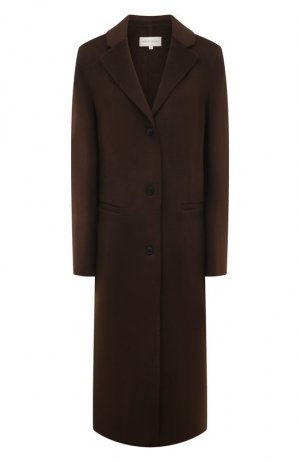 Пальто из шерсти и кашемира Loulou Studio. Цвет: коричневый