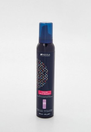 Тонирующее средство для волос Indola COLOR STYLE MOUSSE с эффектом стайлинга, Пудровый сиреневый, 200 мл. Цвет: фиолетовый