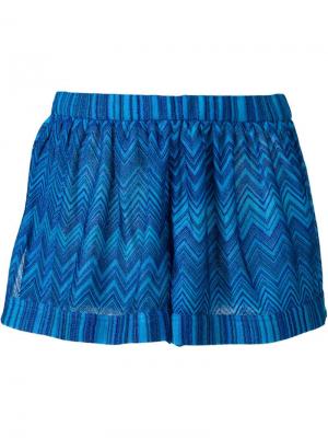 Пляжные шорты Missoni. Цвет: синий