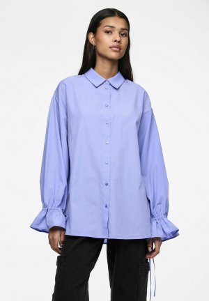 Блузка-рубашка PCFUBBU , цвет hydrangea Pieces
