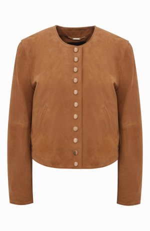 Замшевая куртка Seventy Venezia. Цвет: коричневый