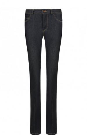 Расклешенные джинсы со стрелками и контрастной прострочкой Victoria, Victoria Beckham. Цвет: синий