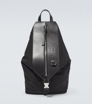 Рюкзак с кожаной отделкой , черный Loewe
