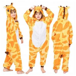 Костюм-пижама Кигуруми (Kigurumi) для детей Жирафик (размер 130, рост 125-135) KIGYRYMI (Кигуруми). Цвет: желтый