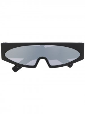 Солнцезащитные очки Tecuatl с затемненными линзами Rick Owens. Цвет: черный