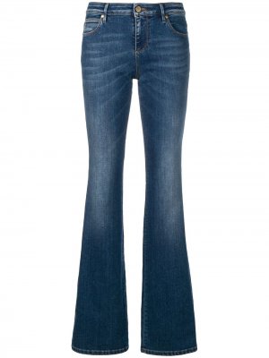 Синие расклешенные джинсы Roberto Cavalli. Цвет: синий