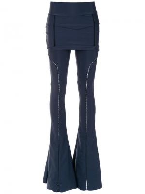 Расклешенные брюки Andrea Bogosian. Цвет: синий