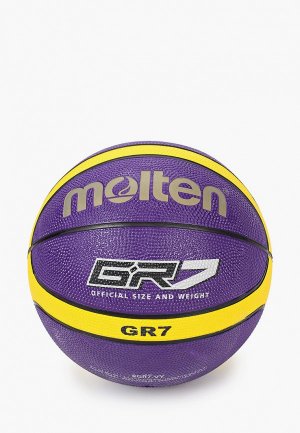 Мяч баскетбольный Molten. Цвет: фиолетовый