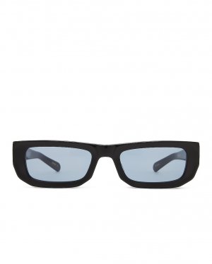 Солнцезащитные очки Bricktop, цвет Solid Black & Blue Flatlist