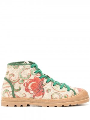 Ботинки с цветочным принтом Vivienne Westwood. Цвет: нейтральные цвета