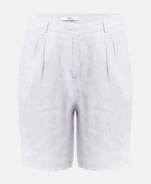 Льняные брюки чинос 0039 Italy, серый ITALY