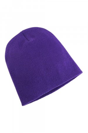 Зимняя шапка-бини Flexfit Heavyweight , фиолетовый Yupoong