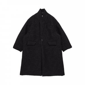 Пальто с цветочным тиснением, цвет Черный Maison Margiela