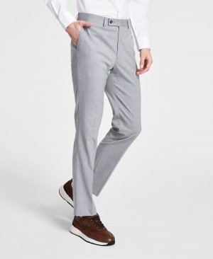 Мужские эластичные брюки современного кроя , серые DKNY