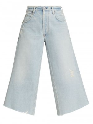 Потертые джинсы-кюлоты Tessa с высокой посадкой Citizens of Humanity
