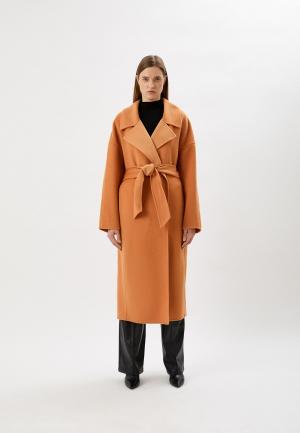 Пальто Calvin Klein. Цвет: коричневый