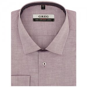 Рубашка, размер 174-184/39, бордовый GREG. Цвет: бордовый