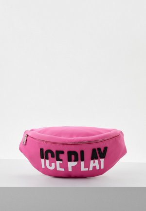 Сумка поясная Ice Play. Цвет: розовый