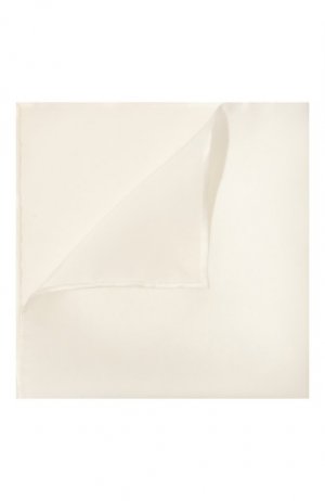 Шелковый платок Stefano Ricci. Цвет: белый