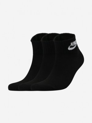 Носки Everyday Essential, 3 пары, Черный Nike. Цвет: черный