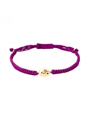 Medium friendship sapphire bracelet Natasha Collis. Цвет: розовый и фиолетовый